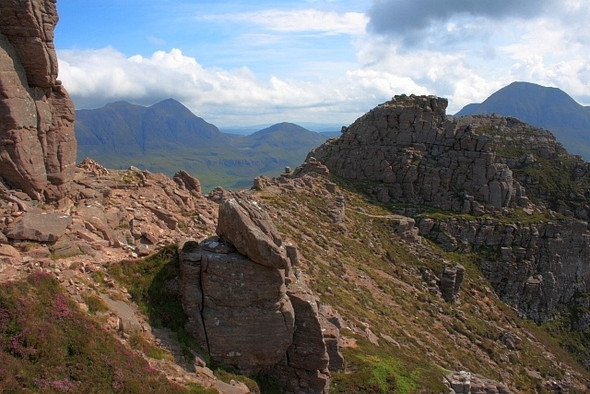 Photo 6"x4" Col on Stac Pollaidh Stac Pollaidh c2008
