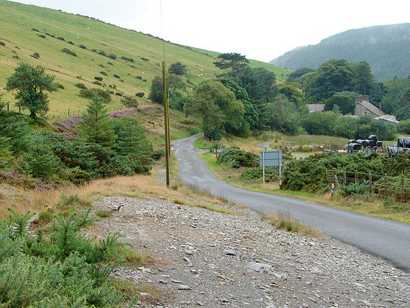 Photo 6"x4" Lane in Cwmsymlog Cwmerfyn c2008
