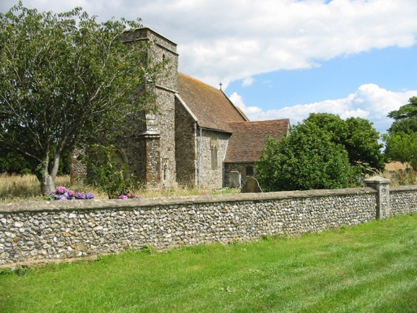 Photo 6"x4" St Mary's church from the NW Satmar c2008
