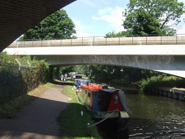 Photo 6"x4" Sewage works bridge Claregate c2008
