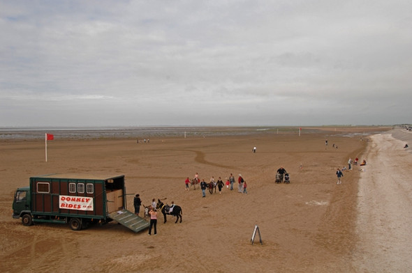 Photo 6"x4" Donkey Rides Southport c2008