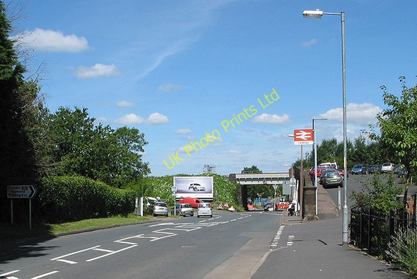 Photo 6"x4" Entrance to Ledbury Railway Station from The Homend Ledbury c2007