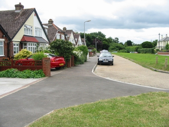 Photo 6"x4" SW end of Dover Road Sandwich c2008