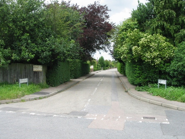 Photo 6"x4" Entrance to John's Green off Dover Road Sandwich c2008