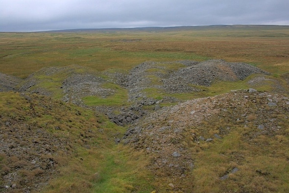 Photo 6"x4" Spoil Heaps, Grassington Moor Blea Beck\/SE0367 c2008