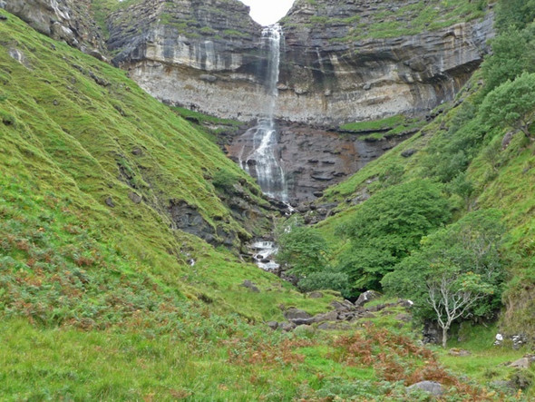 Photo 6"x4" Bearreraig Waterfall Bearreraig Bay c2008