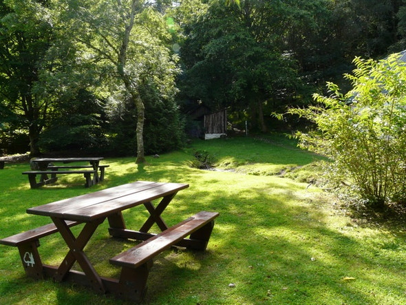 Photo 6"x4" Picnic area on General Wade's Military Road (B852) Inverfarigaig c2008
