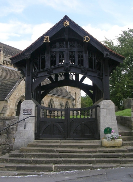 Photo 6"x4" Lych Gate - All Saints Church, Bramham Bramham c2008