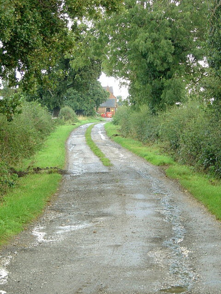 Photo 6"x4" Brunswood Farm access road Spondon c2008