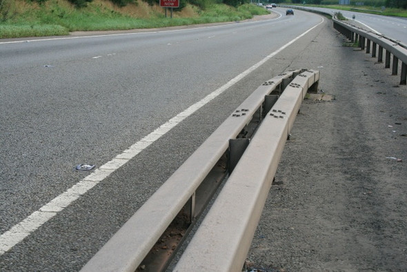 Photo 6"x4" Footpath Crash-Barrier Gap Sudbury\/SK1632 c2008