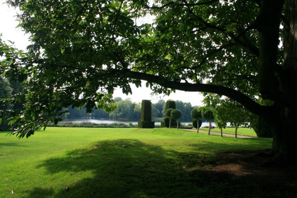 Photo 6"x4" Under The Spreading Chestnut Tree Oaks Green c2008