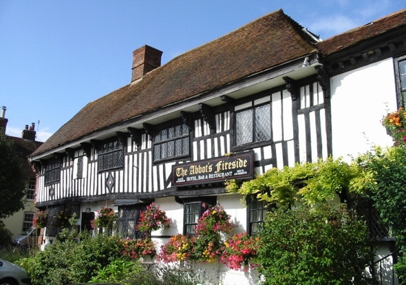 Photo 6"x4" The Abbot's Fireside hotel Elham c2008