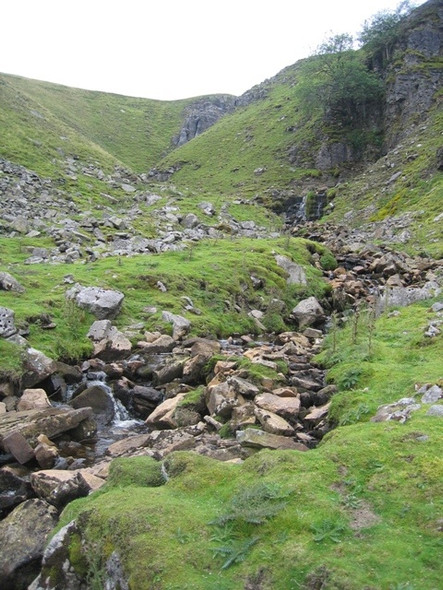 Photo 6"x4" About to cross Lover Gill Muker c2008
