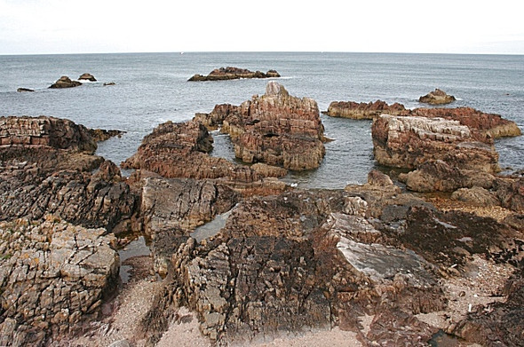Photo 6"x4" Foreshore near Findochty Findochty c2008
