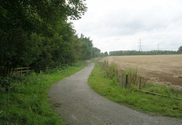 Photo 6"x4" Wetherby Railway Path - Walton Road Thorp Arch c2008