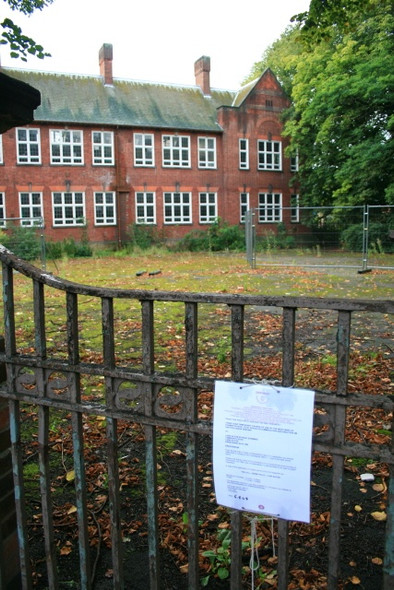 Photo 6"x4" Planning Notice, Long Eaton School Long Eaton c2008