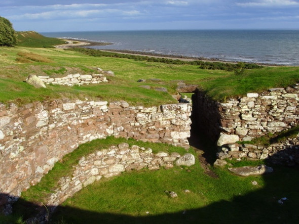 Photo 6"x4" Carn Liath Broch Uppat c2008