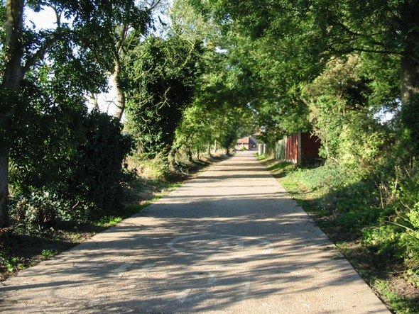 Photo 6"x4" View along road from Monkton recreation ground Monkton\/TR2865 c2008