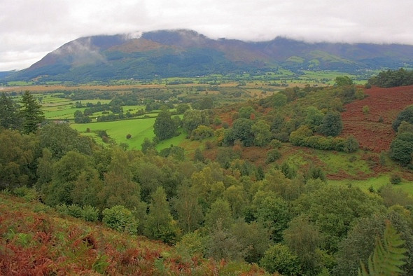 Photo 6"x4" View Across the Derwent Valley Braithwaite\/NY2323 c2008
