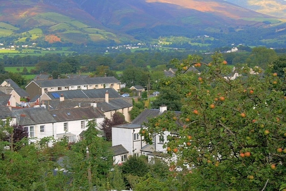 Photo 6"x4" Across the Rooftops of Braithwaite Braithwaite\/NY2323 c2008