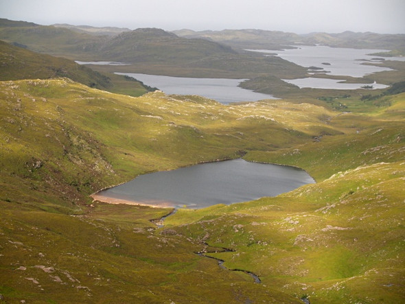 Photo 6"x4" Lochan Dearg from Creag Dhubh Lochan Dearg\/NC1509 c2008