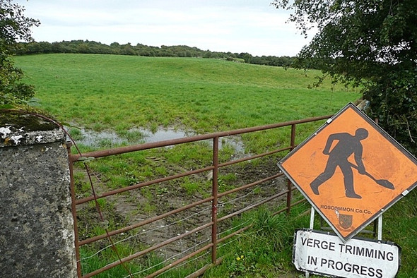 Photo 6"x4" Pasture at Carrownolan Kiltoom c2008