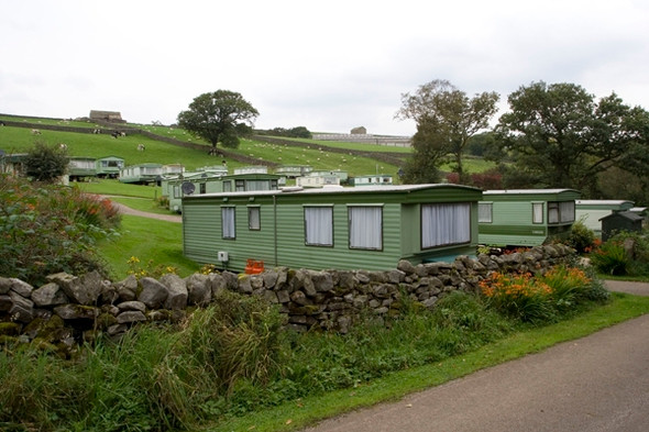 Photo 6"x4" Caravan site Pateley Bridge c2008