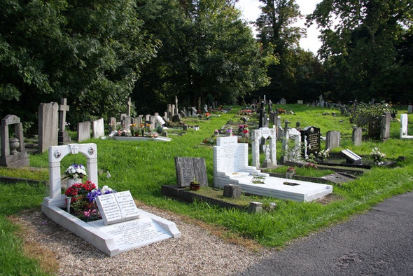 Photo 6"x4" St. Pancras and Islington Cemetery Finchley c2008 P1