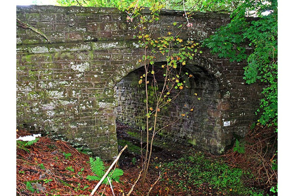 Photo 6"x4" Bridge on the dismantled Methven to Crieff railway St David's c2008