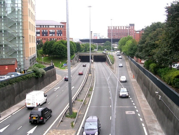 Photo 6"x4" Inner Ring Road - near Clarendon Wing of Leeds General Infirmary Leeds\/SE3034 c2008