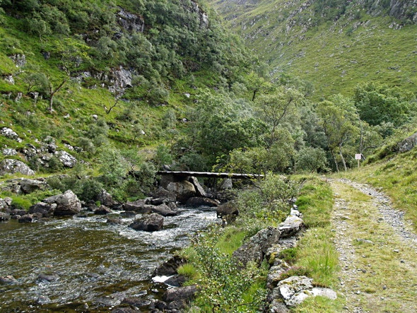 Photo 6"x4" River Arnisdale and bridge below Dubh Lochain Corran\/NG8509 c2008