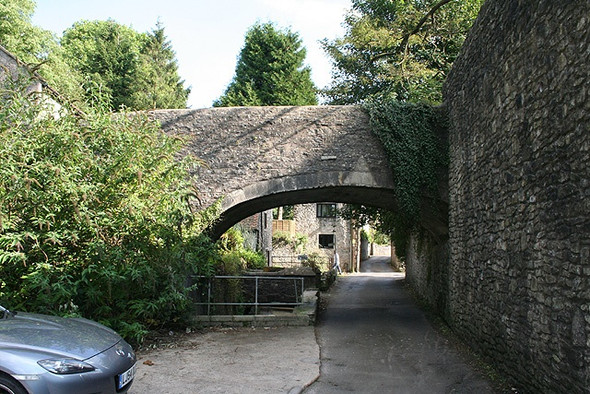 Photo 6"x4" Shepton Mallet: footbridge Shepton Mallet c2008