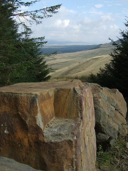 Photo 6"x4" View Over Disused Mine, Hirfynydd Crynant\/Creunant\/SN7905 c2008