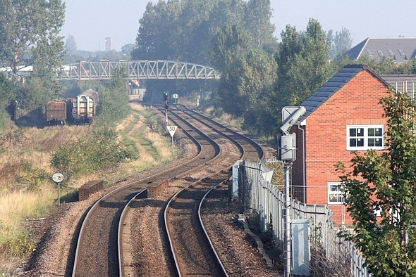 Photo 6"x4" Railway to Hartlepool Stockton-on-Tees c2008