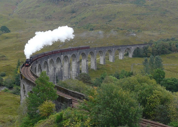 Photo 6"x4" Glenfinnan viaduct Glenfinnan c2008