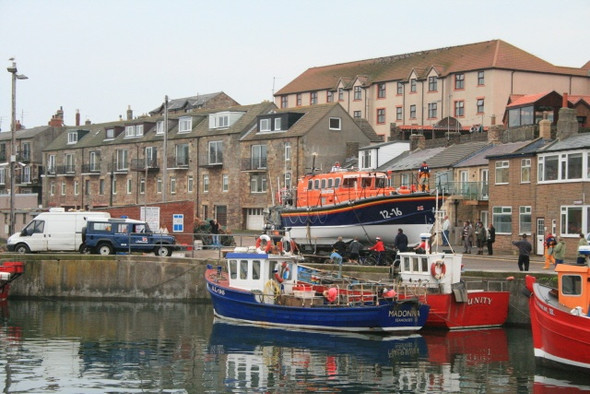 Photo 6"x4" Practice Launch of The Seahouses Lifeboat (14) Seahouses c2008