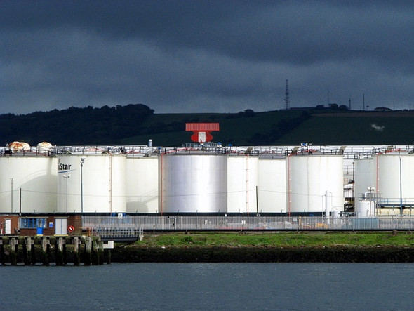 Photo 6"x4" Oil Storage Tanks, Belfast Belfast c2008