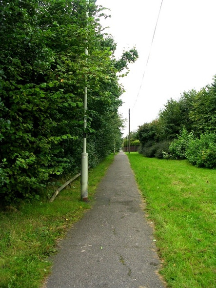 Photo 6"x4" Footpath - Potovens Lane Carr Gate c2008