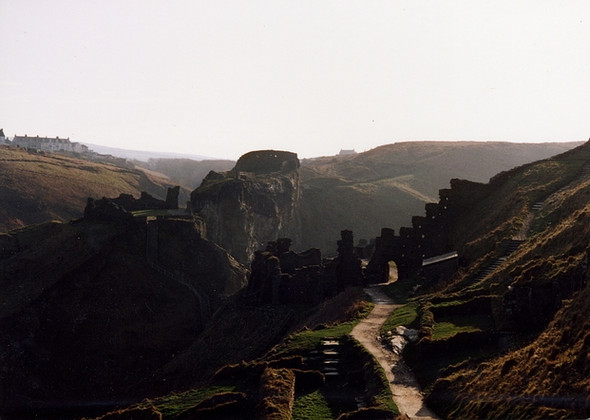 Photo 6"x4" Tintagel castle Tintagel c1991