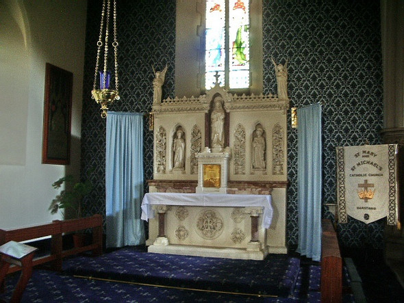 Photo 6"x4" St Mary's & St Michael's Catholic Church, Altar Bonds c2008