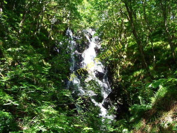 Photo 6"x4" Waterfall in the Wood of Cree Challoch\/NX3867 c2007