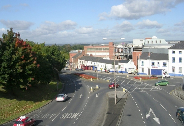 Photo 6"x4" Jubilee Way from Footbridge Pontefract c2008