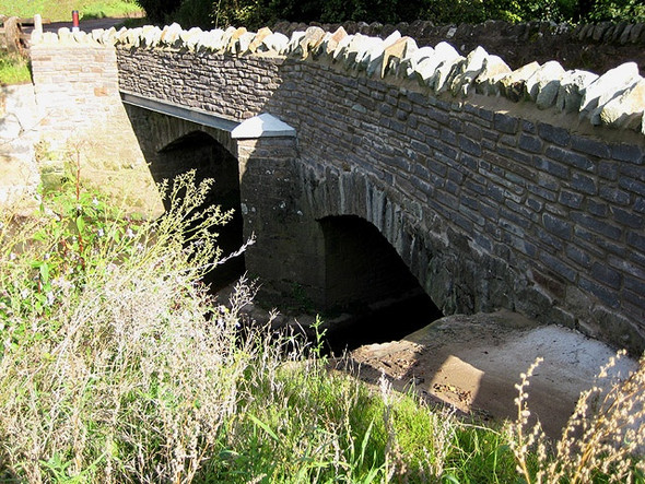 Photo 6"x4" Twin arches of Stone Bridge Ruxton Green c2008