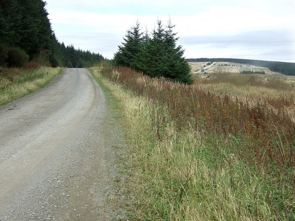 Photo 6"x4" Loops and Links Cycle Route, Bryn Garn Goch Blaenrhondda c2008