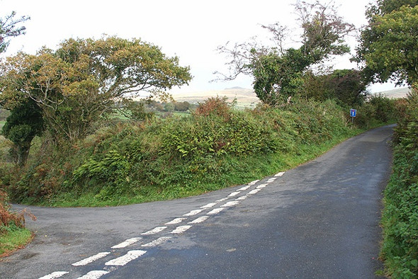 Photo 6"x4" Peter Tavy: lane to Wapsworthy Horndon c2008