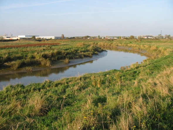 Photo 6"x4" The River Stour and Sandwich Industrial estate Sandwich c2008