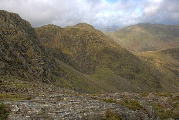 Photo 6"x4" Bowfell Buttress Bow Fell c2008