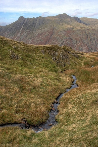 Photo 6"x4" Tributary of Redacre Gill Pike of Blisco c2008