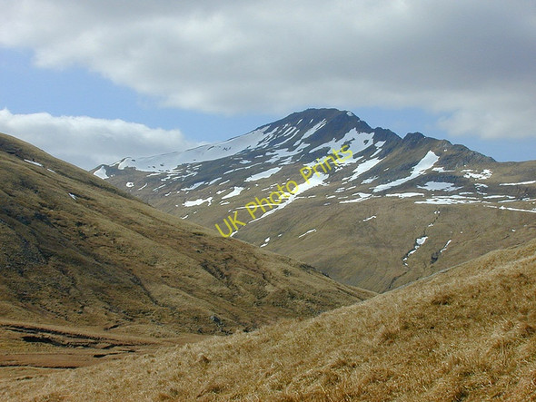 Photo 6"x4" View northeast from the Bealach a' Ch\u00c3\u00b2inich Bealach a' Ch\u00f2inich c2002