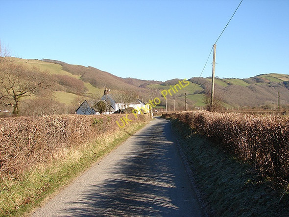 Photo 6"x4" Lane to Aberffrwd Nantyronen Station c2008